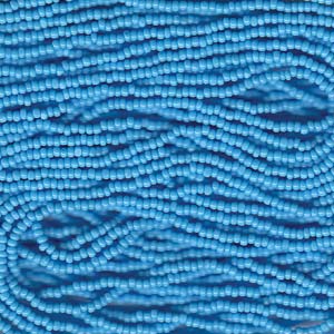 13/0 Czech Charlotte Seed Beads Opaque Blue Turquoise