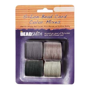 S-Lon Bead Cord Cool Neutrals Mixture